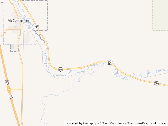 Map for 2022 Keystone RV Raptor 429 near McCammon, UT