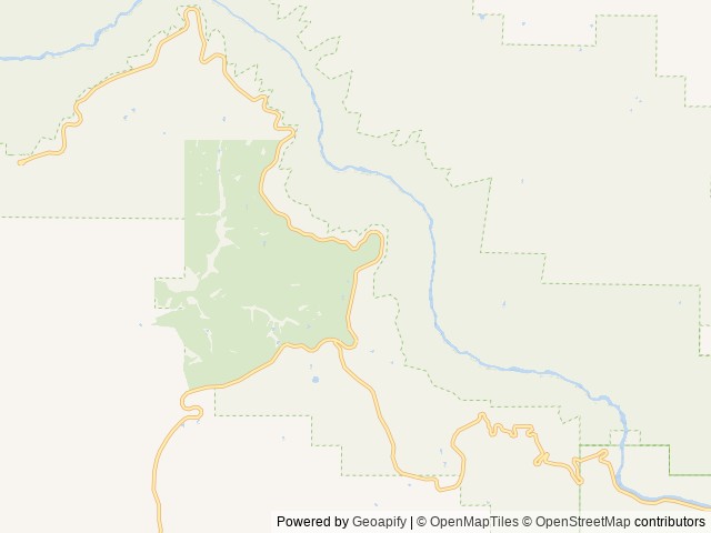 Map of Black Canyon of the Gunnison South Rim Campground location at Montrose, CO, United States