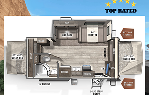 2021 Forest River RV Rockwood Roo 21SS (Sleeps 6!)