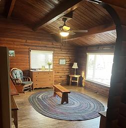 Cabin's living room