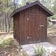 Crescent Mining Cabin Vault toilet