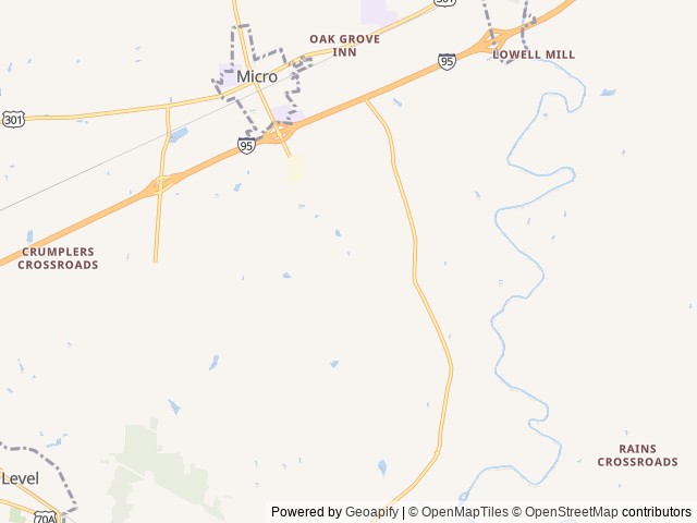 Map for 2021 Heartland Bighorn Traveler 37DB near Selma, NC
