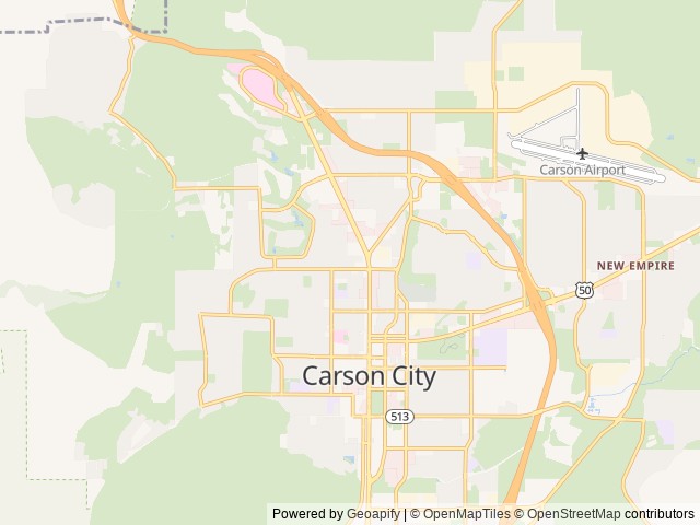 Map for 2023 Heartland Fuel 305 near Carson City, CA