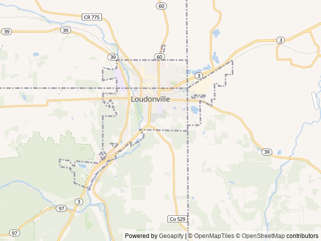 Map for 2021 Forest River Grey Wolf near Loudonville, OH