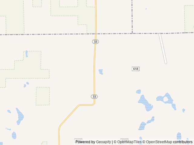 Map of Cedar Valley RV Park, Inc. location at Comins, MI, United States