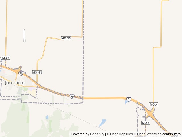 Map for 2022 Grand Design Transcend Xplor 255FK near Jonesburg, MO