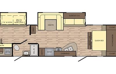 Zinger 2 room  bunk house. Delivery only