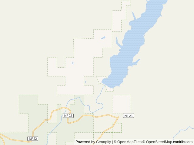 Map of Coho Campground location at Quilcene, WA, United States