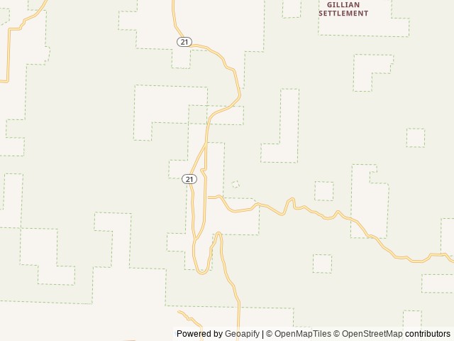Map of Ozark Ridge Campground and ATV Rentals location at Ozone, AR, United States