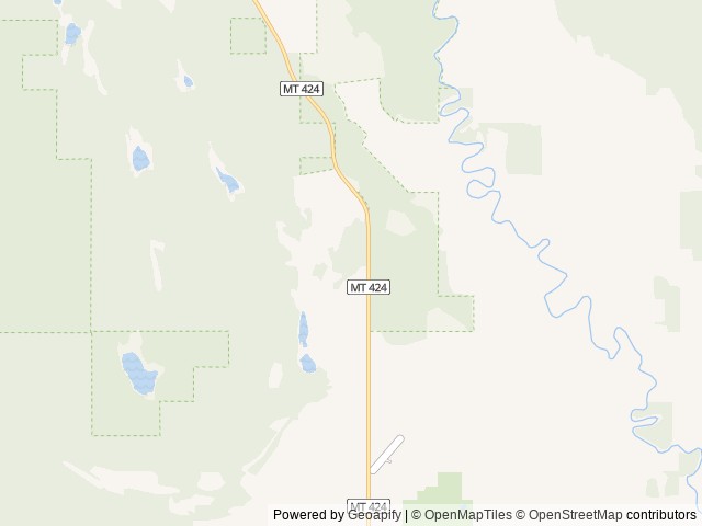 Map for Camper Sleeps 9!!  :) near Kalispell, MT