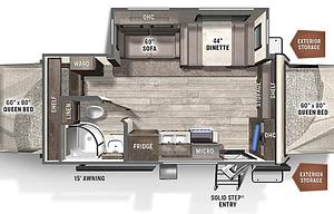2018 Forest River RV Rockwood Roo 21SS