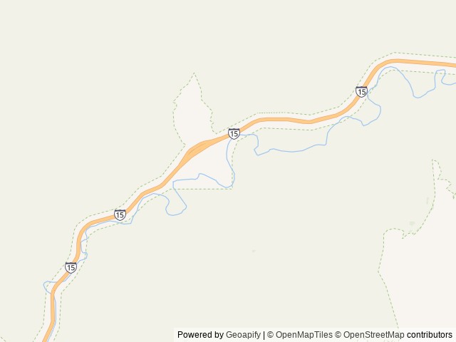 Map of Virgin River Canyon Recreation Area location at Littlefield, AZ, United States