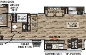 2020 Venture 333VFK Front Kitchen w/ Ent. Package