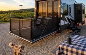 Spacious Toy Hauler • View Deck • Sleeps 10