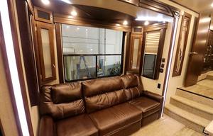 43 Toy Hauler with 4 bunks in the 18 foot garage!