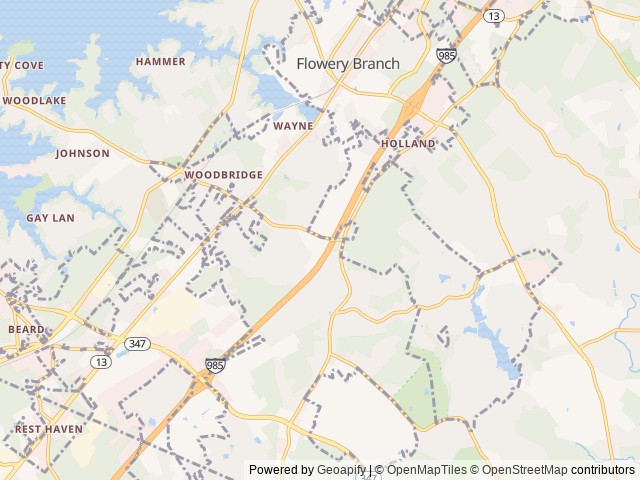 Map for "Georgia Rambler" 2023 Coleman Lantern near Flowery Branch, GA
