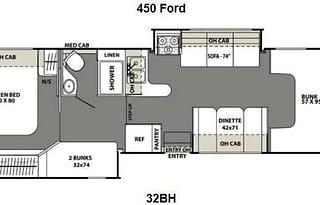 2016 Coachmen RV Freelander 32BH Ford 450