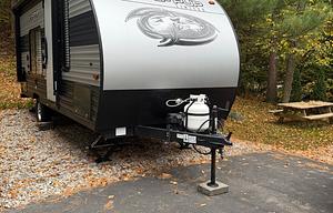 Travel light. Camp off‑grid. Fit for three.
