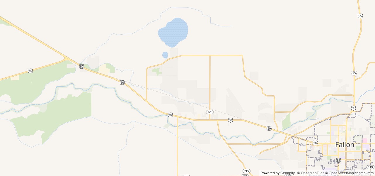 Map for 2016 Holiday Rambler Vacationer 35DK near Fallon, NV