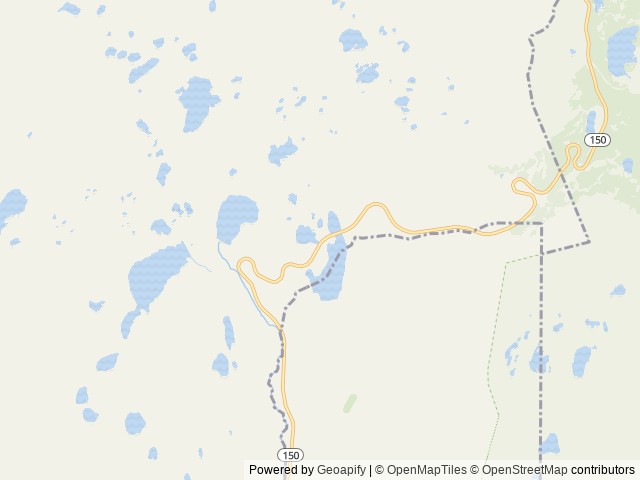 Map of Lost Creek Campground location at Kamas, UT, United States