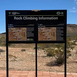 Red Rock Climibing kiosk