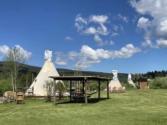 New Mexico Glamping Tipis
