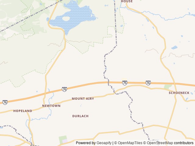 Map for Thor Four Winds 31E – Ultimate Family & OffGrid RV near Denver, PA