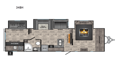 Crossroads Volante 34BH - Kid & Pet Friendly!