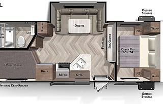 2021 Forest River RV Salem Cruise Lite 263BHXL