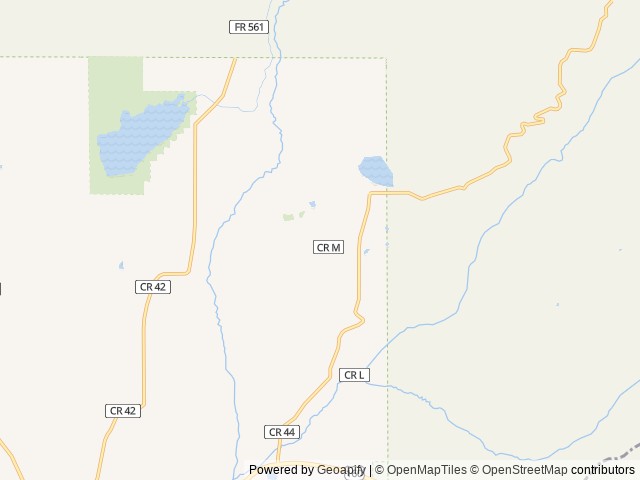 Map of Echo Basin Cabin and RV Resort location at Mancos, CO, United States