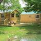 Deluxe lakefront cabin rental at Adventure Bound Kamp Modoc
