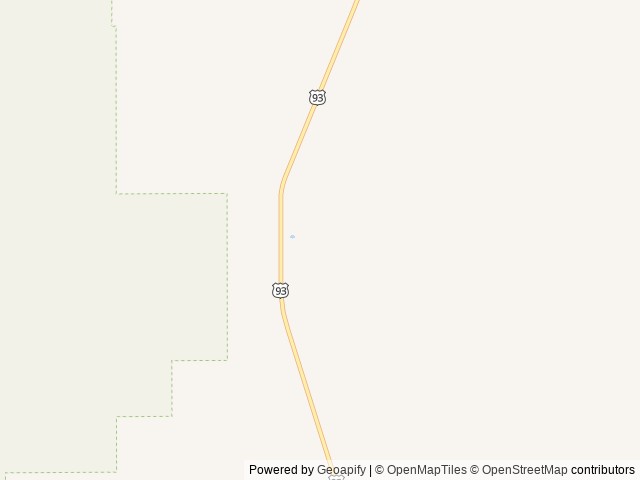 Map of Mustang Monument location at Wells, NV, United States