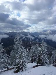Thompson Peak Lookout Tower fall view.
