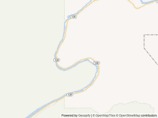Map of Upper Big Bend Campground location at Moab, UT, United States