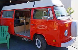 "RELL SUNN" Classic Volkswagen Pop Top Camper Van