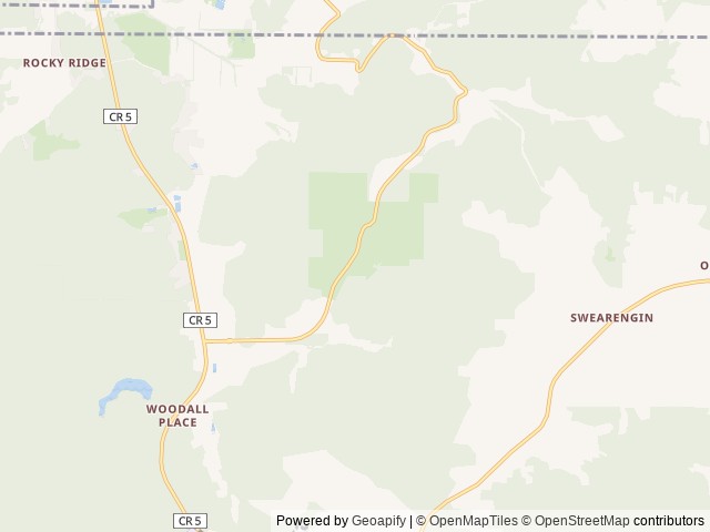 Map of Cathedral Caverns Cabins location at Woodville, AL, United States