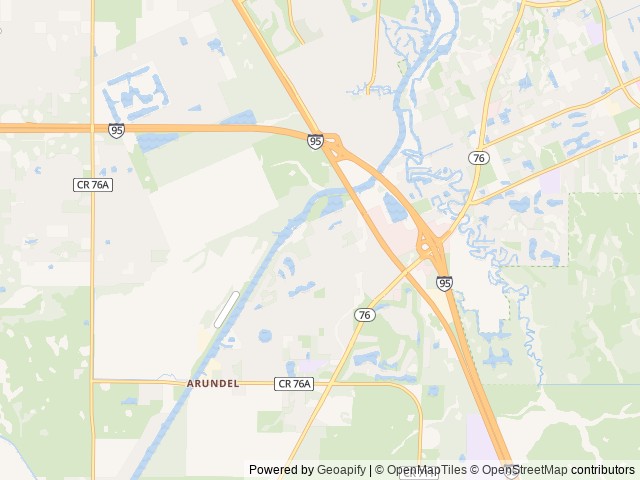 Map of Phipps Park & Campground location at Stuart, FL, United States