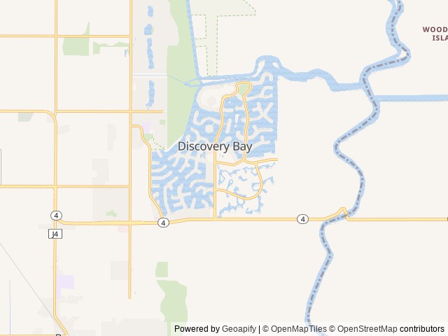 Map for 2015 Cruiser Cruiser 3316st near Discovery Bay, CA