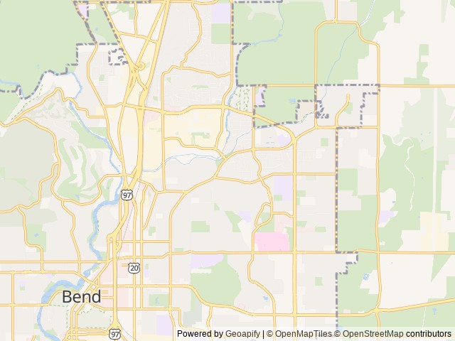 Map for 2019 Keystone RV Cougar Half-Ton Series 22RBS near Bend, OR