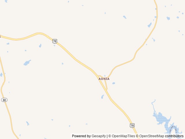 Map of Aonia Pass Off Road Racing Park & Campground location at Washington, GA, United States