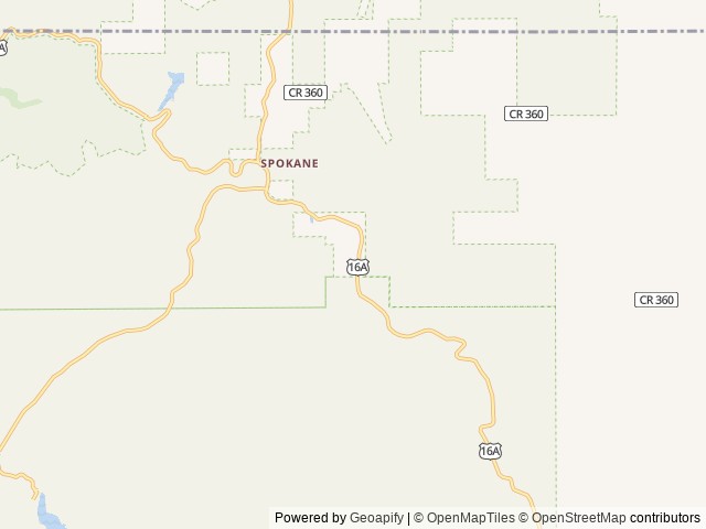 Map of Elk Haven Horse Camp location at Keystone, SD, United States
