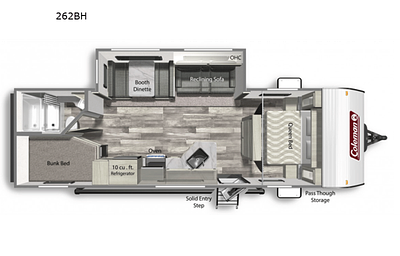 2022 Dutchmen RV Coleman Lantern LT Series 262BH