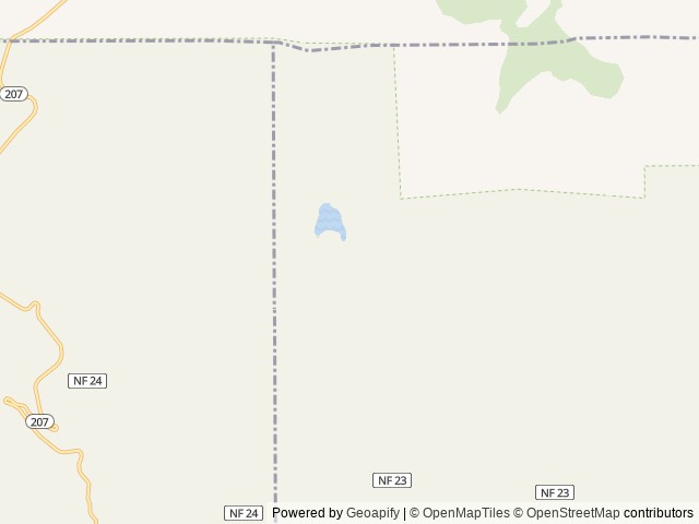 Map of Bull Prairie Campground (OR) location at Heppner, OR, United States