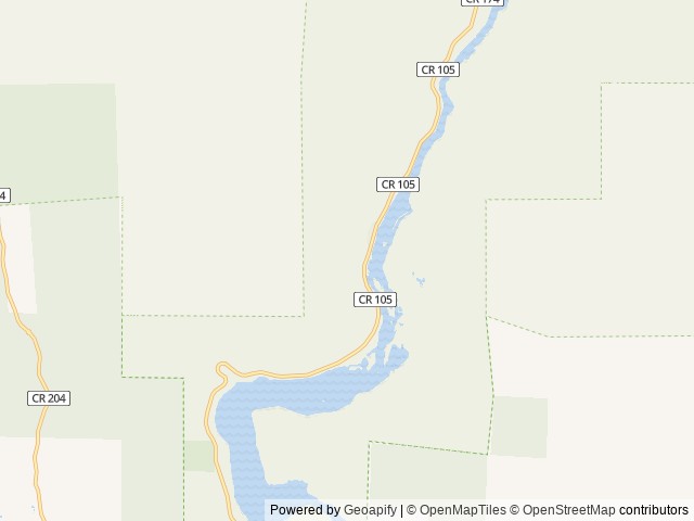 Map of Pinecove RV Park location at Lewiston, CA, United States