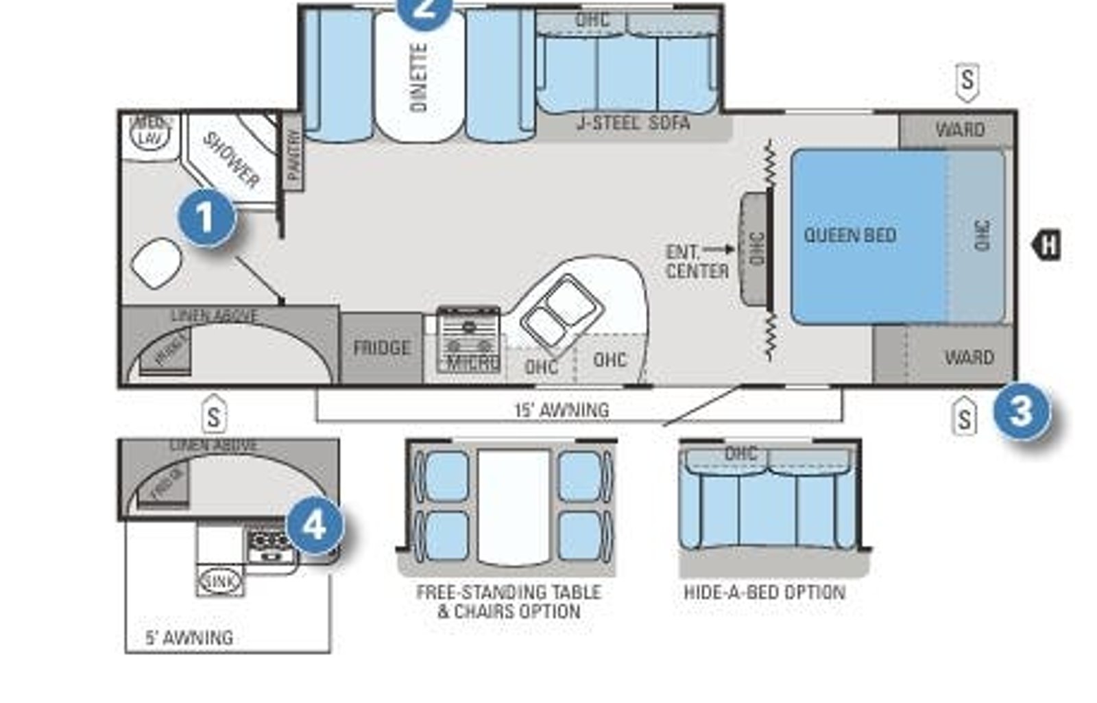 2012 Jayco White Hawk 26DSRB