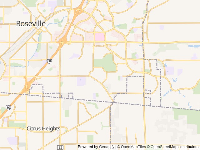 Map for Ultimate Nor-Cal Glamping Trailer | Off-Grid Ready near Roseville, CA