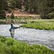 Fly-fishing near the Post Pile Campground, Crooked Wild and Scenic River