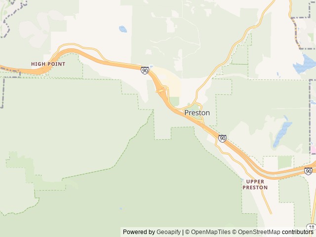 Map of Blue Sky RV Park location at Issaquah, WA, United States