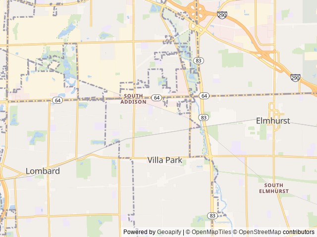 Map for Comfort Standard | Chicago near Villa Park, IL
