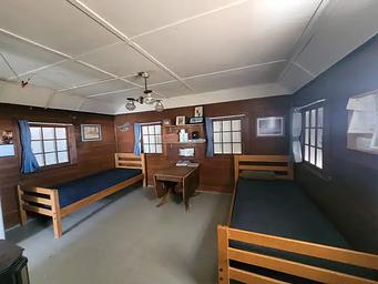 Wenatchee Guard Station living area from the  front door